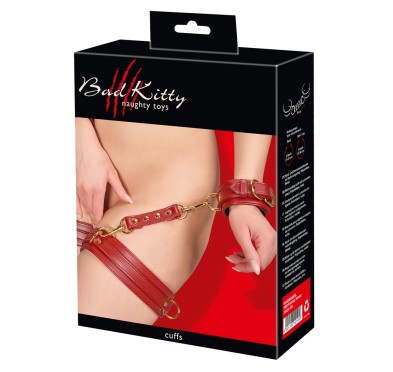 Kajdanki Zestaw Bad Kitty Hand/Leg Restraints